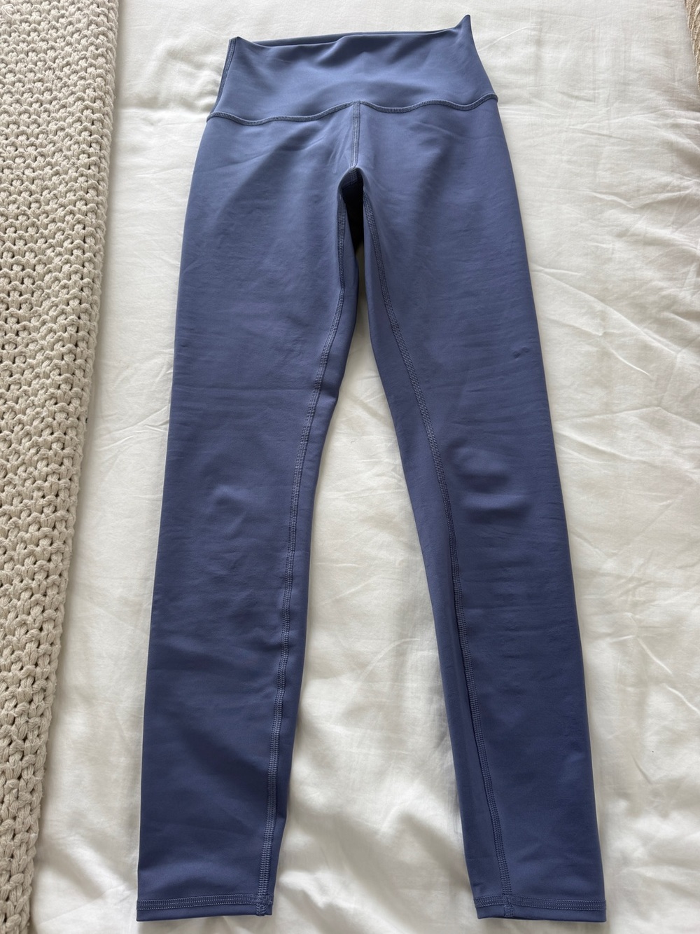 Alo Yoga Airlift 7/7 High-Rise Purple Active Leggings size small
